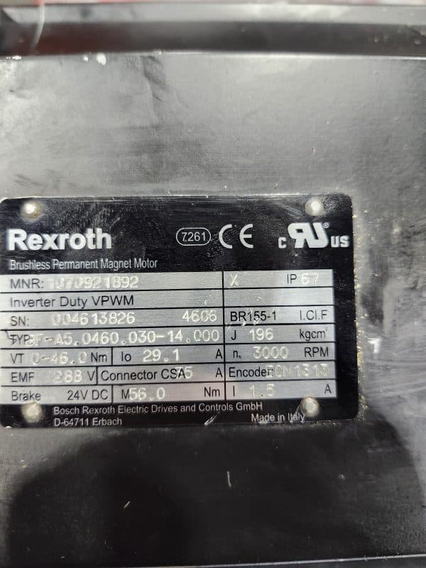 Repaired and Tested SF-A5.0460.030-14.000 By Bosch